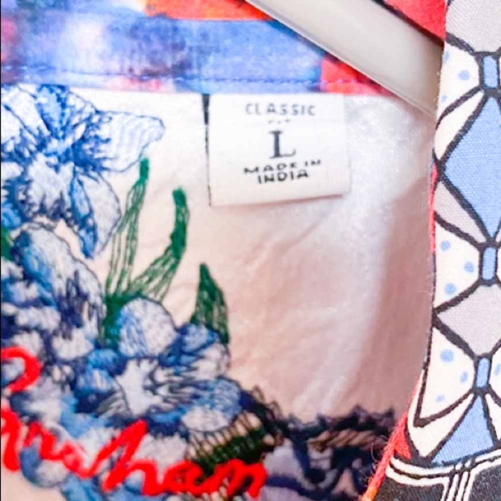 Robert Graham Patchwork Button Down Shirt - image 5